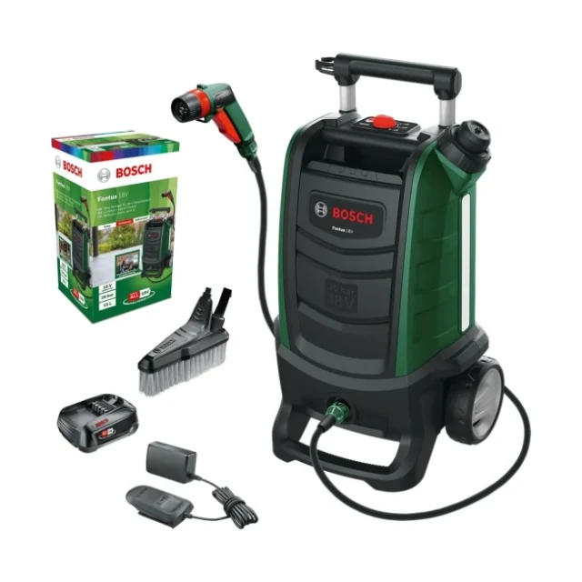 Vue principale de Bosch Fontus 18V, Nettoyeur extérieur sans fil avec batterie