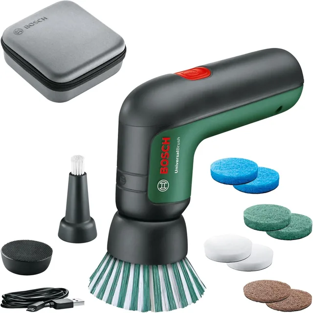 Vue principale de Bosch UniversalBrush, Brosse électrique avec 10 accessoires