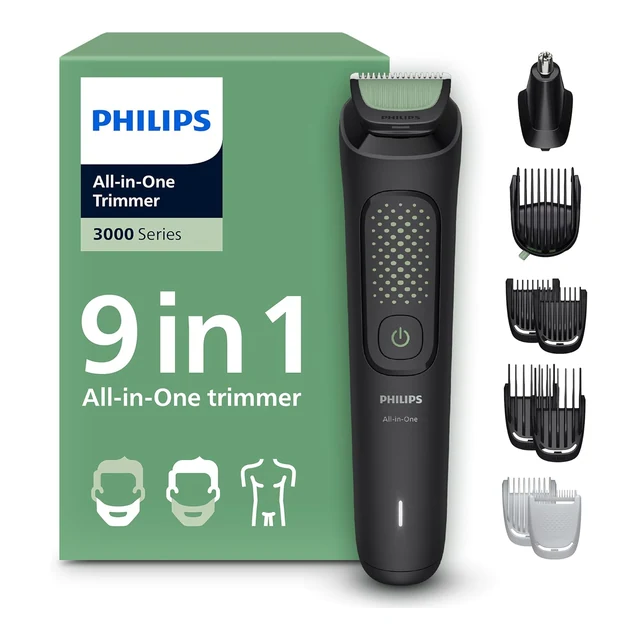Vue principale de Philips Multigroom 3000 MG3946/15, tondeuse 9 en 1