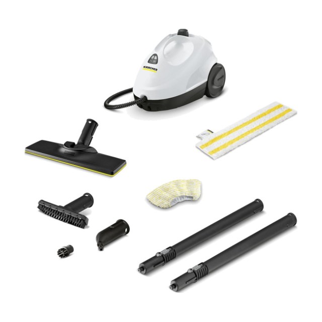 Kärcher SC 2 EasyFix 1.512-600.0 – Nettoyeur vapeur blanc 1 500 W, 1 L, accessoires — vue principale