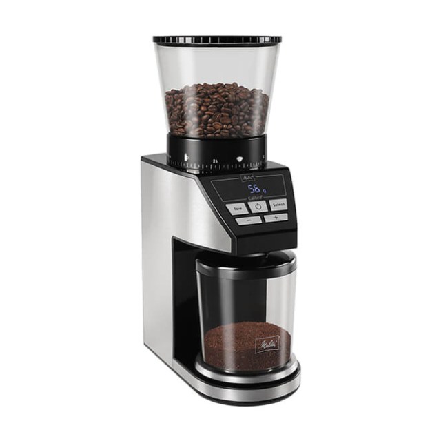 Melitta Calibra 1027-01 – Moulin à café avec balance intégrée, 39 réglages et trémie 375 g — vue principale