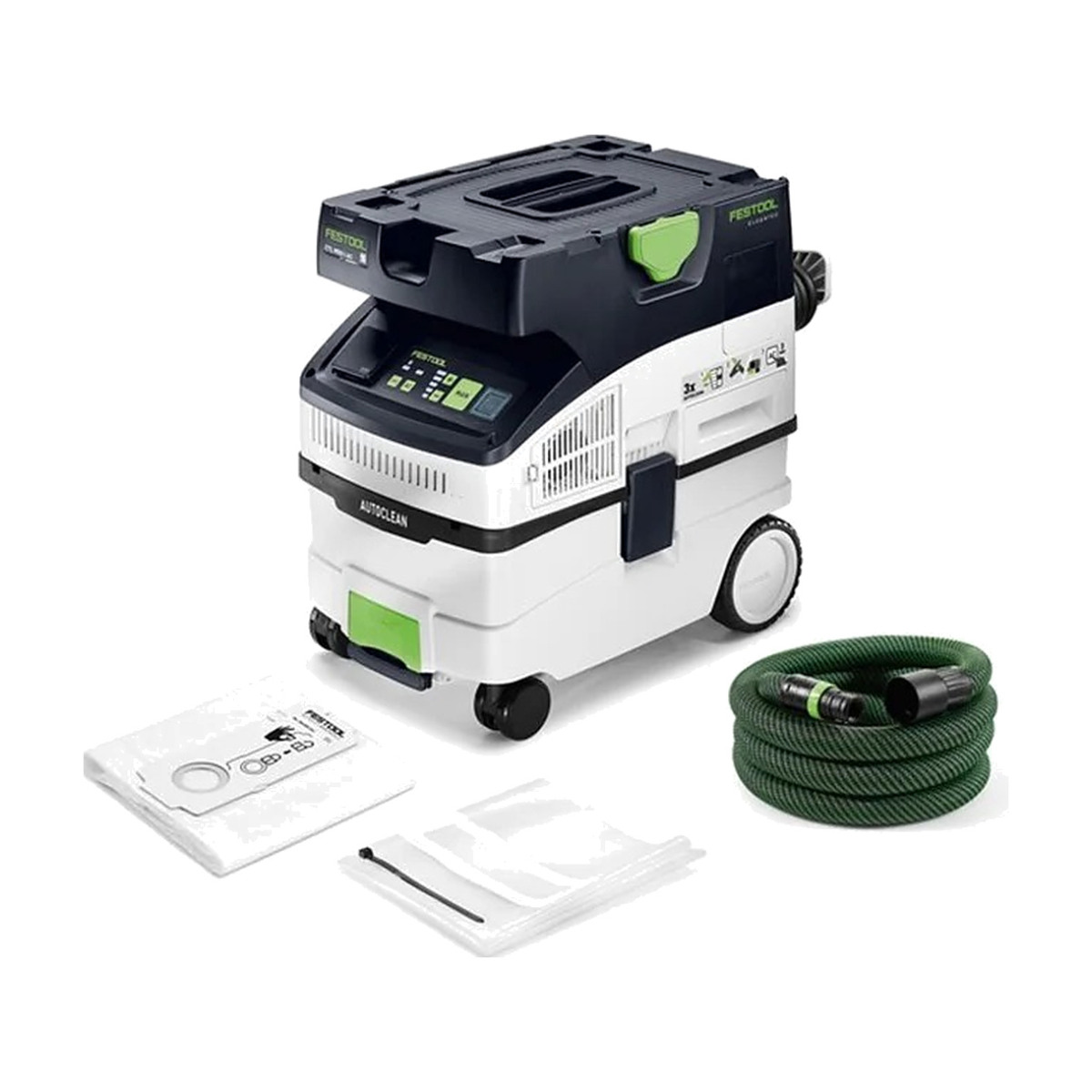 Festool CTL MIDI I AC 578545 – Aspirateur de chantier 15 L, classe L, AUTOCLEAN — vue principale