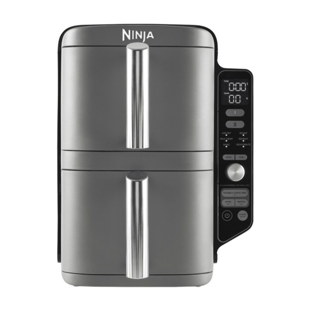 Ninja DoubleStack XL SL400EU gris – Air fryer vertical 9,5 L, 2 tiroirs, 6 programmes — vue principale