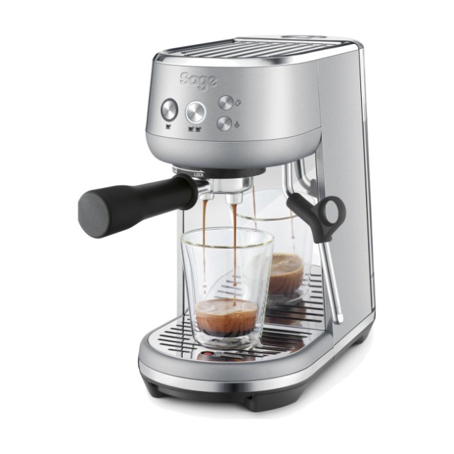 Sage Bambino SES450BSS4EEU1 – Machine expresso inox compacte, ThermoJet, buse vapeur manuelle — vue principale
