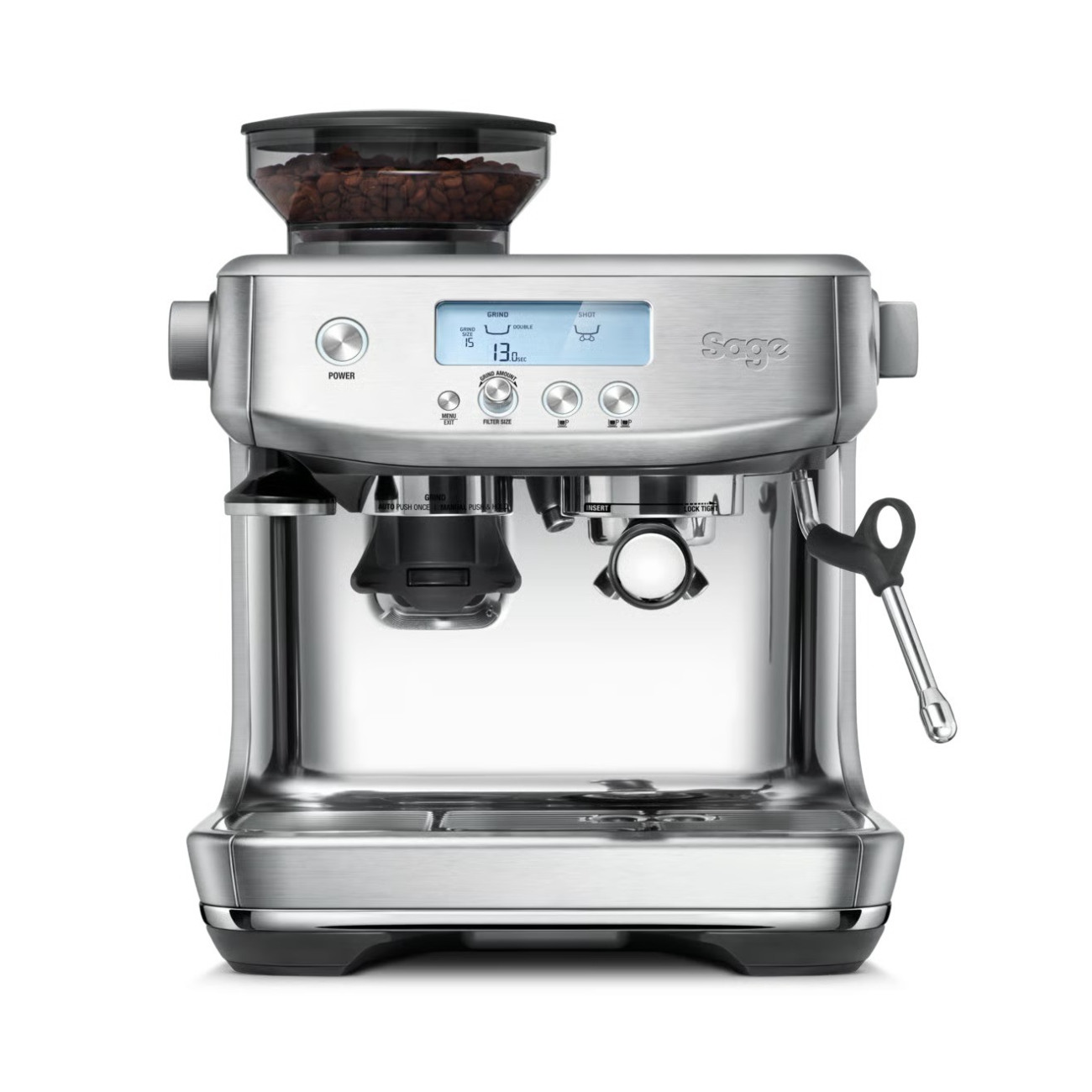 Sage Barista Pro inox — vue du produit