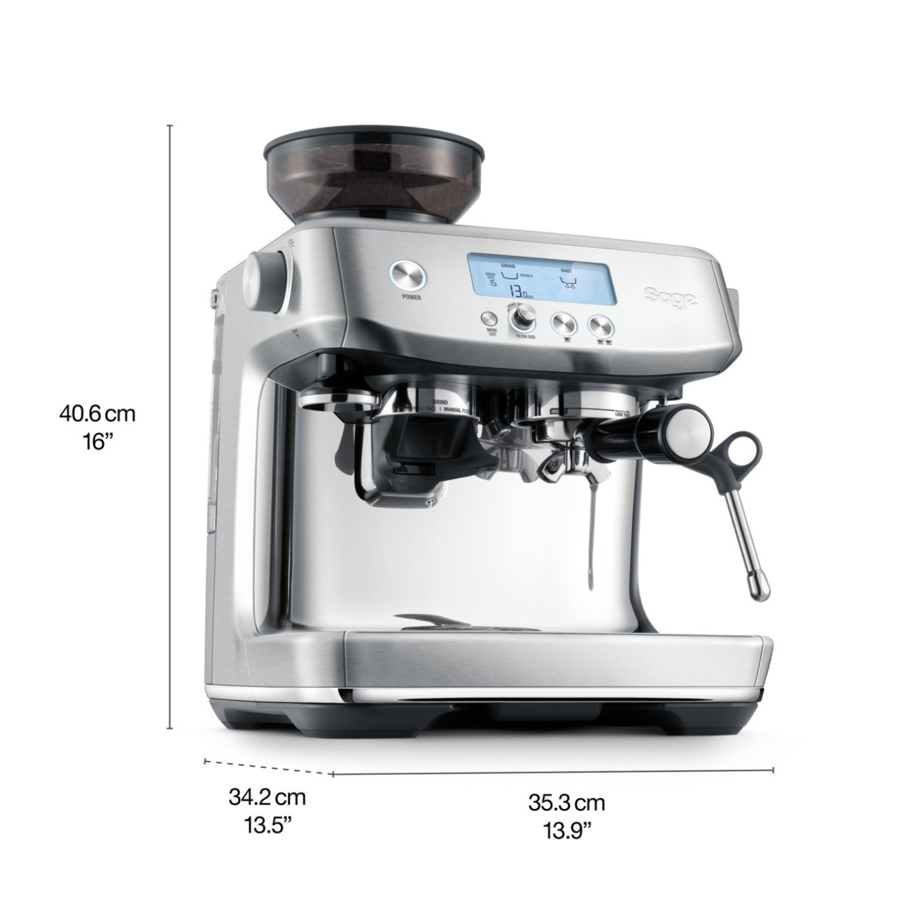Sage Barista Pro inox — vue complémentaire 1