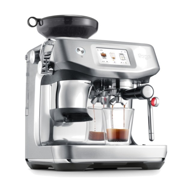 Sage Barista Touch Impress SES881BSS4FEU1 – Machine expresso inox, écran tactile, Auto MilQ — vue principale